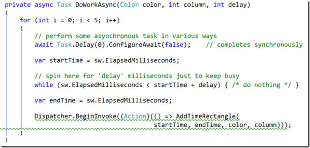 async-completed synchronously config await false code