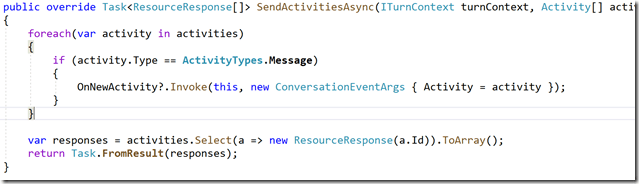 SendActivitiesAsync